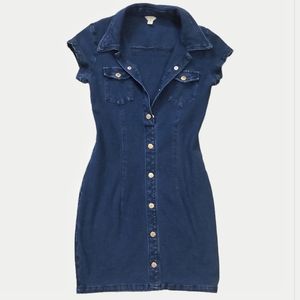 Bodycon Denim Dress by Guess
